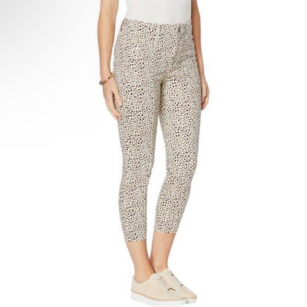 NWT! SkinnyGirl Reagan High-Rise Skinny Ankle Jeans - Cheetah Animal Print - Picture 1 of 10